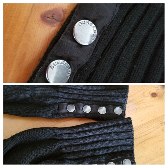 Burberry London Extra Fine Merino Wool Cardigan, L - Picture 6 of 8